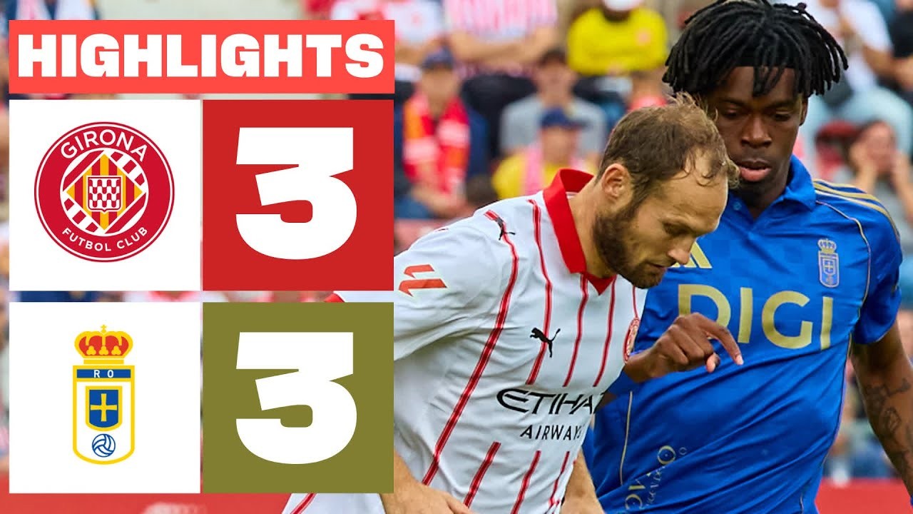 #ไฮไลท์ฟุตบอล [ คิโรน่า 3 - 3 เรอัล โอเบียโด้ ] ลาลีก้า สเปน 2025/26.10.68