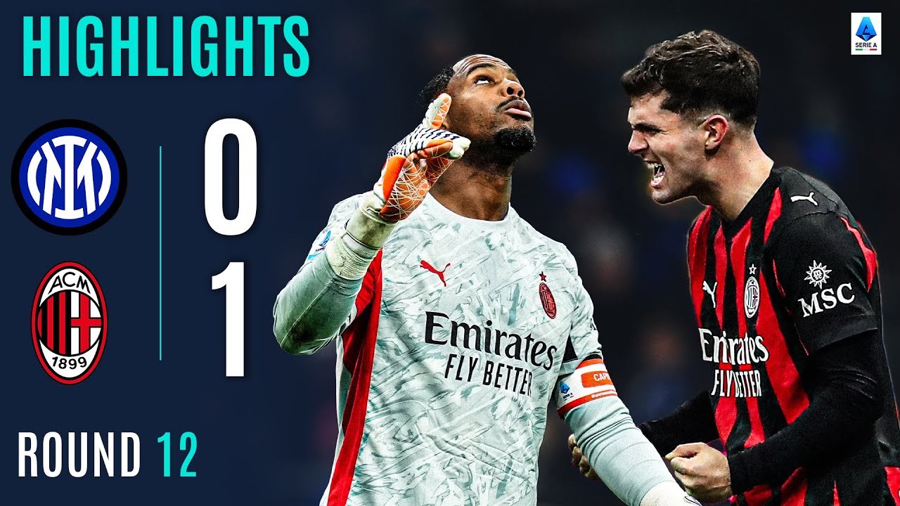 #ไฮไลท์ฟุตบอล [ อินเตอร์ มิลาน 0 - 1 เอซี มิลาน ] กัลโช่ เซเรียอา อิตาลี 2025/24.11.68