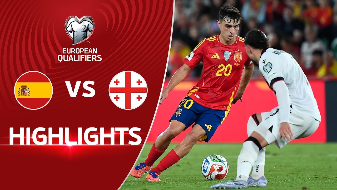 #ไฮไลท์ฟุตบอล [ สเปน 2 - 0 จอร์เจีย ] ฟุตบอลโลก รอบคัดเลือก โซนยุโรป 2025/12.10.68